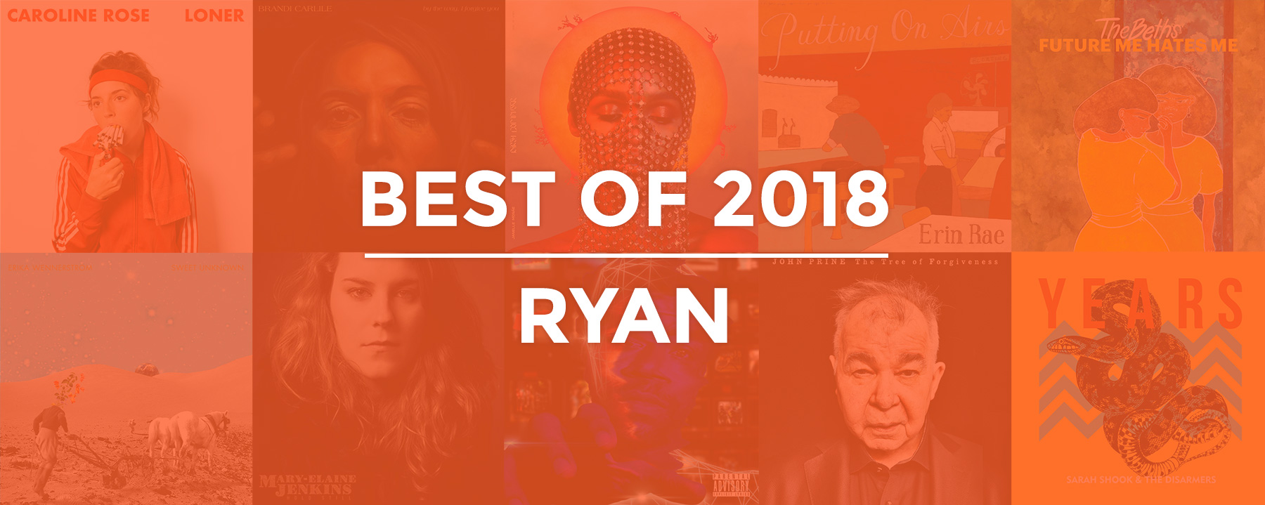 2018 | Ryan's Top Albums & EPs of the Year