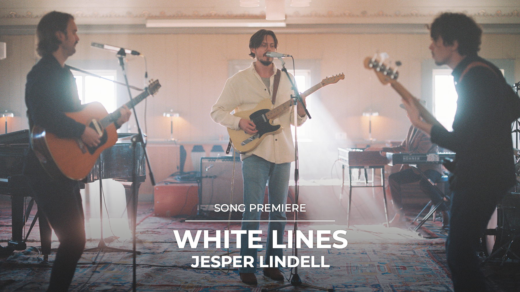 Song Premiere | White Lines - Jesper Lindell